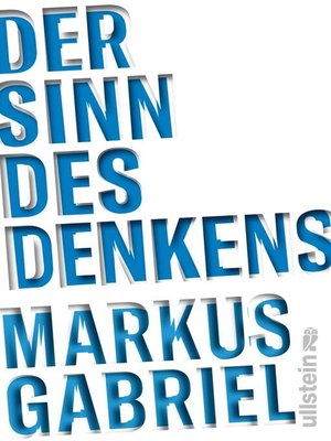 cover image of Der Sinn des Denkens